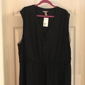 H&M Silk Like Black Maxi size 24